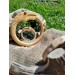 Viking mirror with Jormungand design