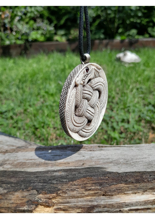 Viking Norse Dragon knotwork amulet