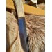 Norse knife "God Odin". Viking rune knife. Leather sheath and antler carved handle.