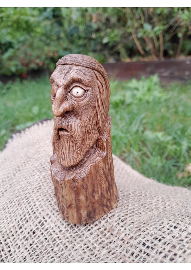 Exclusive hand-carved statue "God Odin". The Allfather