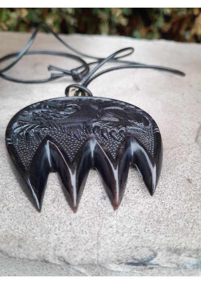 Norse  Bear paw necklace