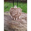 Hand-carved Viking Bear Paw necklace, Norse Bear pendant, Berserker warrior art. Slavic, Nordic totemic jewelry. 