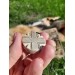 Hand-carved Norse Sun Cross amulet. Solar wheel pendant. Celtic pagan circle jewelry. Odin Cross art. Heathen, shaman talisman