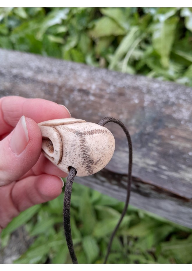 Viking Raven skull amulet with Aegishjalmur symbol or Helm of Awe. Norse Mythology rune pendant.