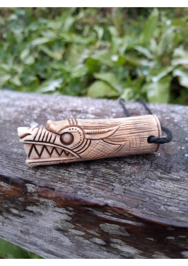 Viking Wolf amulet. Fenrir. Norse totem. Pagan, Celtic, Nordic jewelry, Wolf head talisman with Algiz. Odin