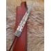 Viking knife with moose antler handle & Norse symbols