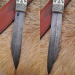 Viking knife with moose antler handle & Norse symbols