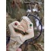 Odin head amulet with Raven & Dragon. Moose antler carving