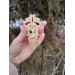 Viking pagan amulet: Odin with Ravens & Dragons. Hand-carved