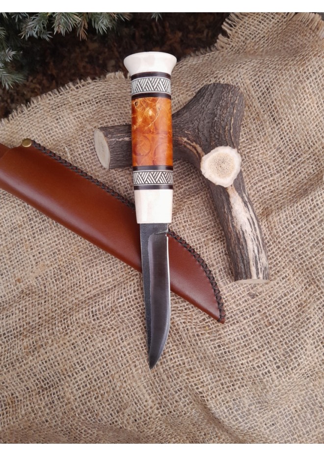  Handmade Finnish traditional knife "Puukko".