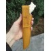 Hand Forged Viking hunting knife "Wolf" with leather sheath. Moose antlers hand-carved handle. 