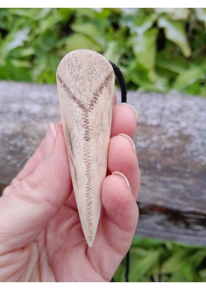 Unique Odin raven skull pendant