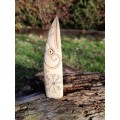 Viking Raven - knife handle.