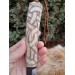 Hand-forged Viking style knife. Hand-carved antler handle