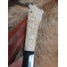 Hand-forged Viking style knife with Dragon head handle. 