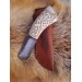 Norse "Dragon" knife. Moose antlers hand-carved handle