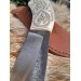 Norse "Dragon" knife. Moose antlers hand-carved handle