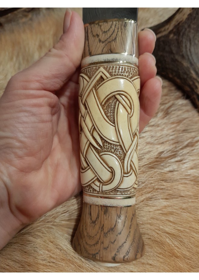 Handmade designer Viking knife.