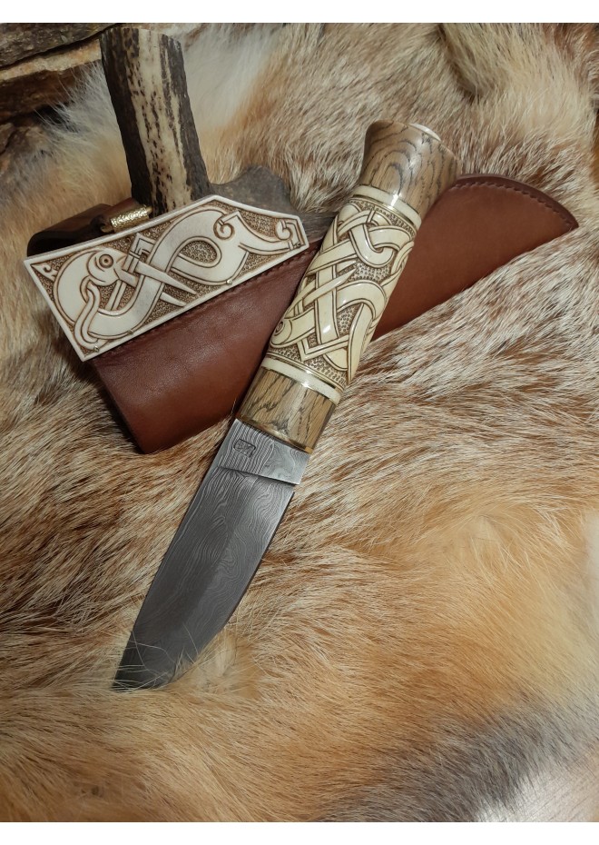 Handmade designer Viking knife.