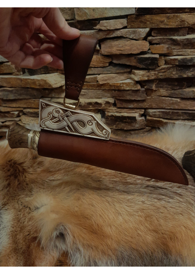 Handmade designer Viking knife.