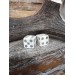 Handmade bone dice.