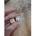 Handmade bone dice.