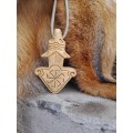 Mjolnir amulet. Thor's Hammer necklace.