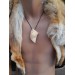 Viking Wolf necklace. Berserker amulet. Moose antlers hand-carved