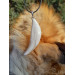 Large wolf tooth amulet. Wolf fang. Nordic, Pagan totemic pendant. Berserker warrior talisman. Viking symbol