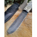 Handmade Dragon designer knife in Norse style. Viking seax. 