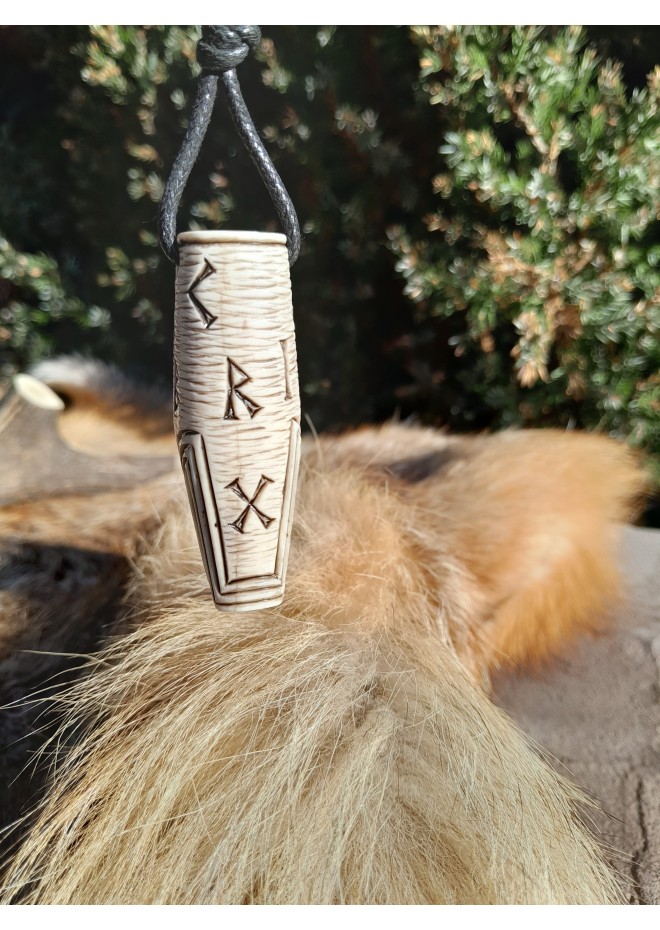 Viking Dragon powerful amulet with runes. Dragons of Norse Mythology art. Nordic totemic jewelry. Drakkar. 