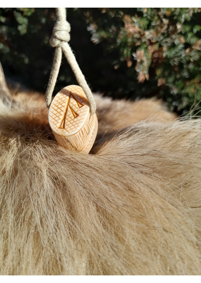 Viking Dragon amulet with Ansuz rune. Dragon's head necklace. Jormugandr of Norse Mythology. Nordic totem jewelry. Oseberg art. Drakkar